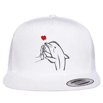 Dolphin Flat Bill Trucker Hat