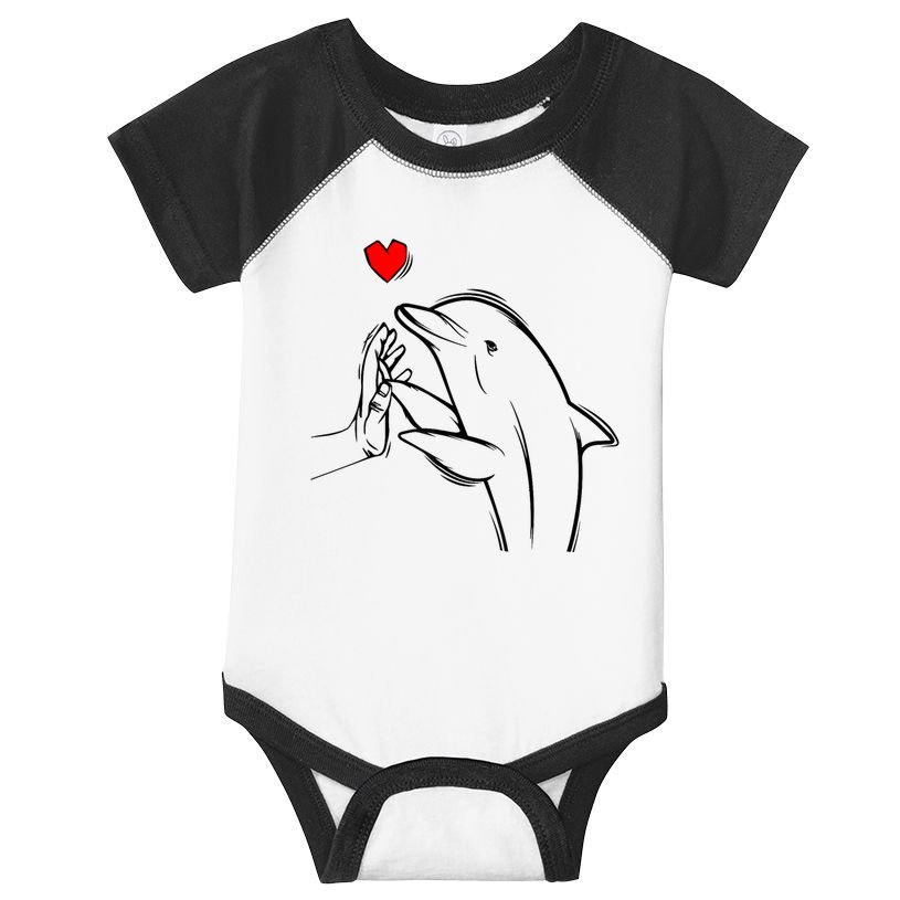 Dolphin Infant Baby Jersey Bodysuit