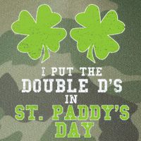 Double Ds On St Paddys Day Shamrock Funny Patricks Legacy Tie Dye Trucker Hat