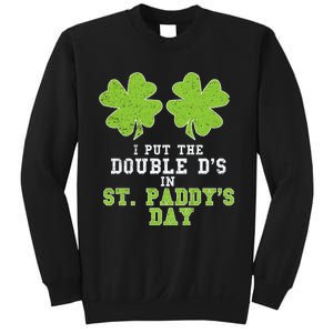 Double Ds On St Paddys Day Shamrock Funny Patricks Sweatshirt