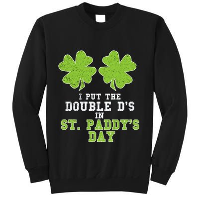 Double Ds On St Paddys Day Shamrock Funny Patricks Sweatshirt