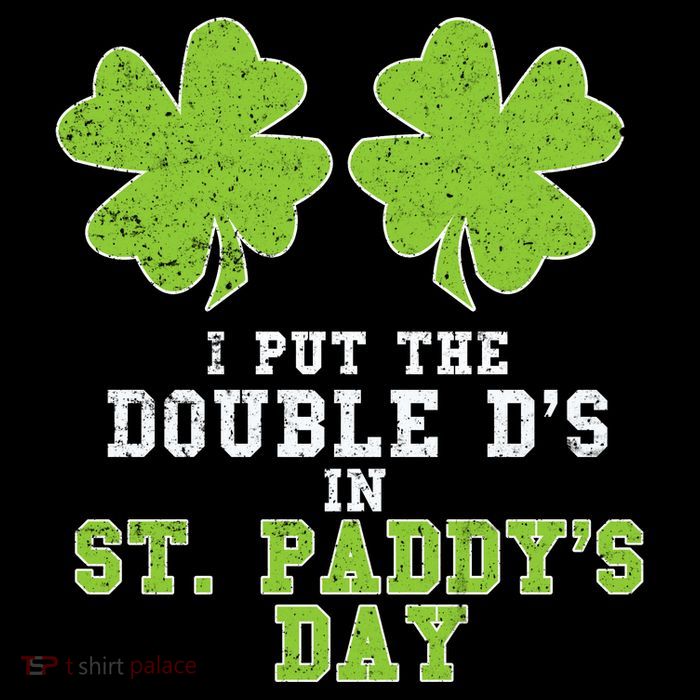 Double Ds On St Paddys Day Shamrock Funny Patricks Sweatshirt