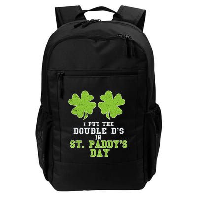 Double Ds On St Paddys Day Shamrock Funny Patricks Backpack