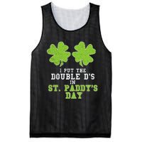 Double Ds On St Paddys Day Shamrock Funny Patricks Mesh Reversible Basketball Jersey Tank