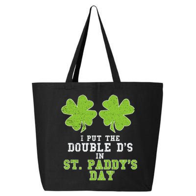 Double Ds On St Paddys Day Shamrock Funny Patricks 25L Jumbo Tote