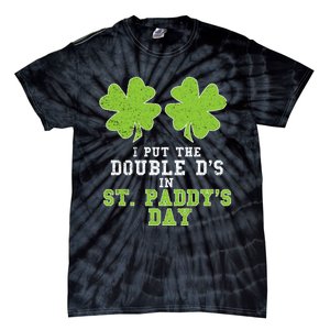 Double Ds On St Paddys Day Shamrock Funny Patricks Tie-Dye T-Shirt