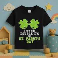 Double Ds On St Paddys Day Shamrock Funny Patricks Toddler T-Shirt