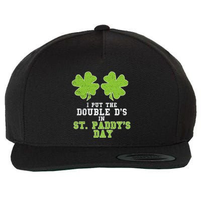 Double Ds On St Paddys Day Shamrock Funny Patricks Wool Snapback Cap