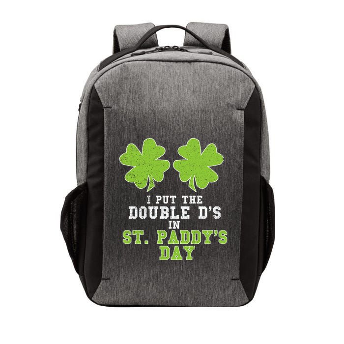 Double Ds On St Paddys Day Shamrock Funny Patricks Vector Backpack