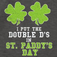 Double Ds On St Paddys Day Shamrock Funny Patricks Vector Backpack
