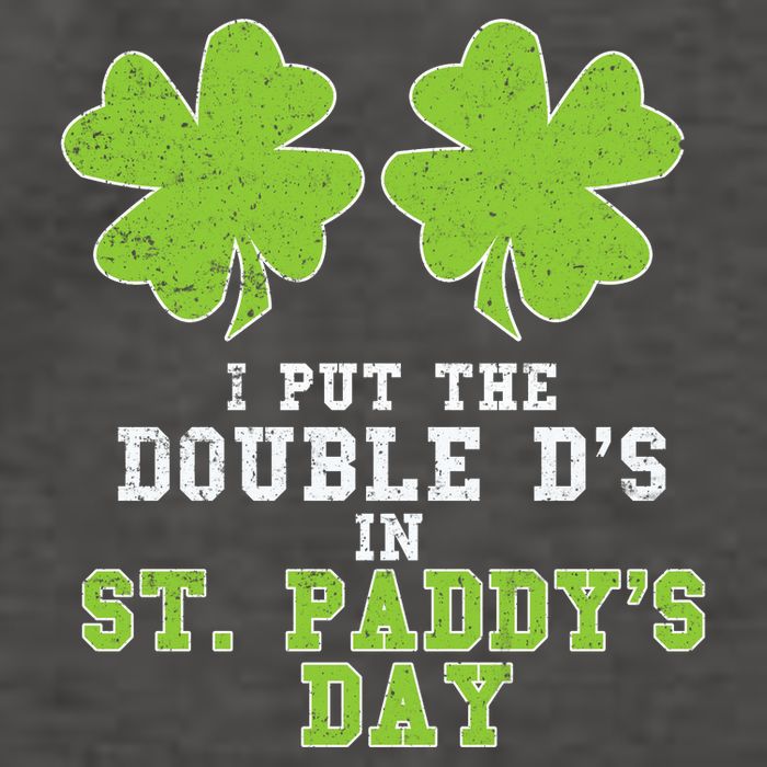 Double Ds On St Paddys Day Shamrock Funny Patricks Vector Backpack