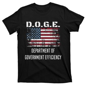 D.O.G.E. Department Of Government Efficiency Satirical Humor T-Shirt