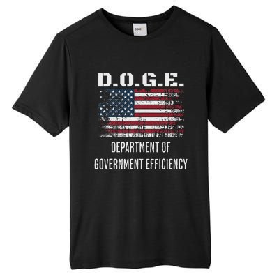 D.O.G.E. Department Of Government Efficiency Satirical Humor Tall Fusion ChromaSoft Performance T-Shirt