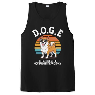 Doge Department Of Government Efficiency Cute Shiba Inu Dog PosiCharge Competitor Tank