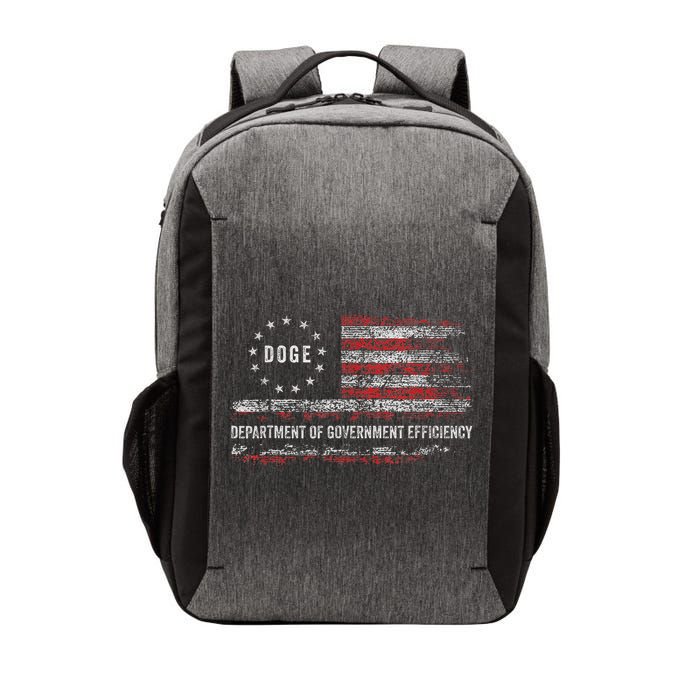 Doge Department Of Government Efficiency D.O.G.E. Us Flag Vector Backpack