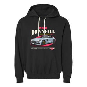 Downfall Garment-Dyed Fleece Hoodie