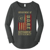 Doge Department Of Government Efficiency Women's Perfect Tri Tunic Long Sleeve Shirt