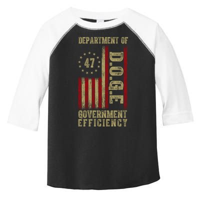 Doge Department Of Government Efficiency Toddler Fine Jersey T-Shirt