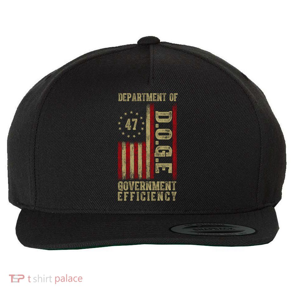 Doge Department Of Government Efficiency Wool Snapback Cap