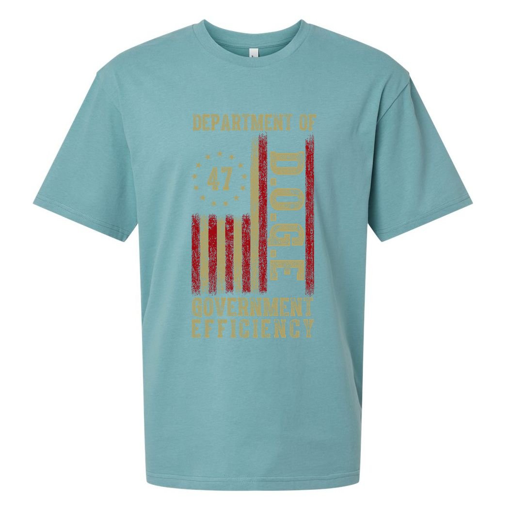 Doge Department Of Government Efficiency Sueded Cloud Jersey T-Shirt