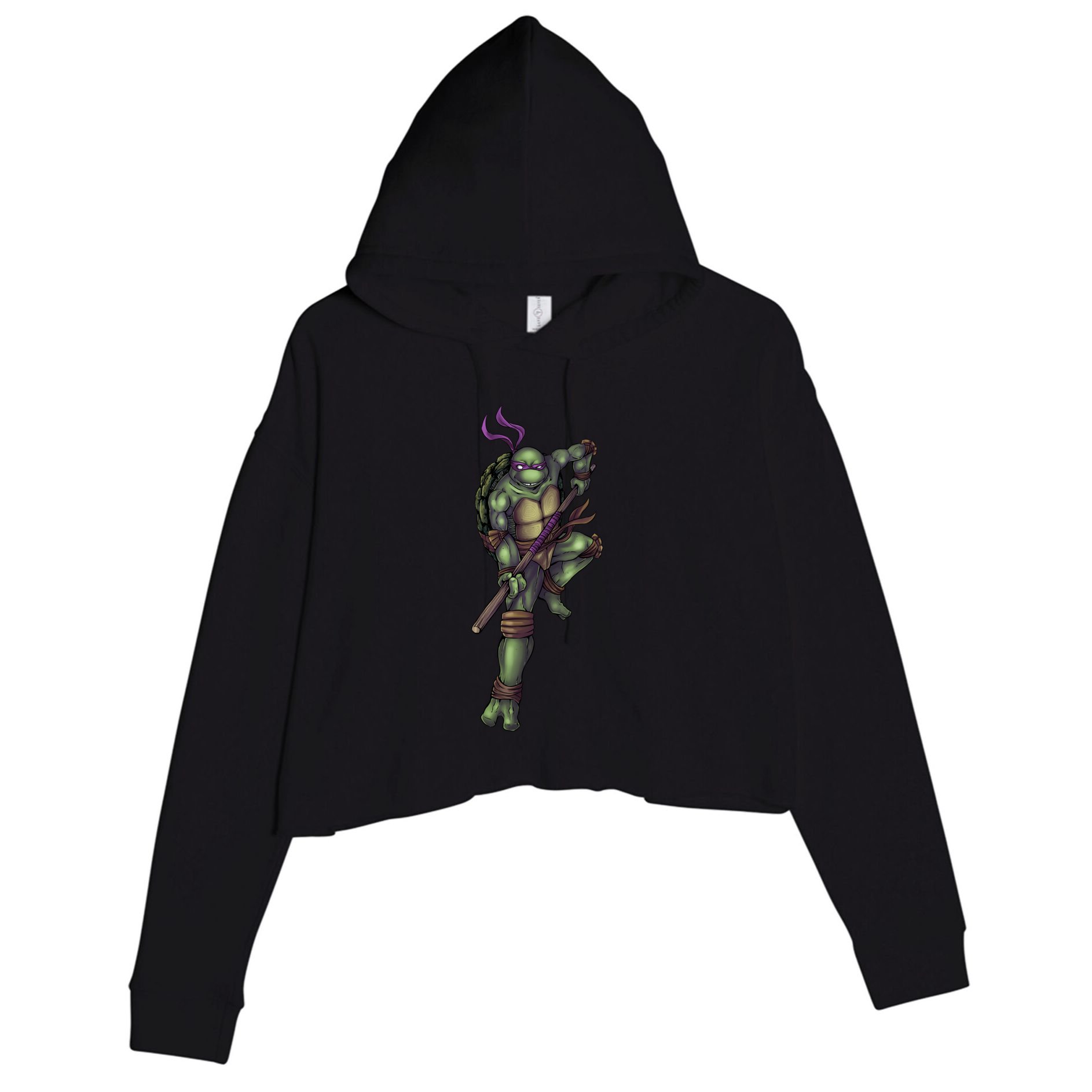 Donatello Crop Fleece Hoodie