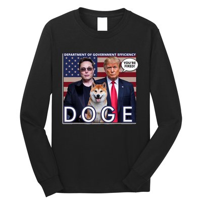 Doge Department Of Government Efficiency Long Sleeve Shirt