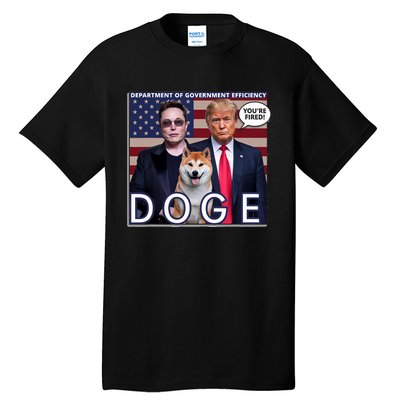 Doge Department Of Government Efficiency Tall T-Shirt