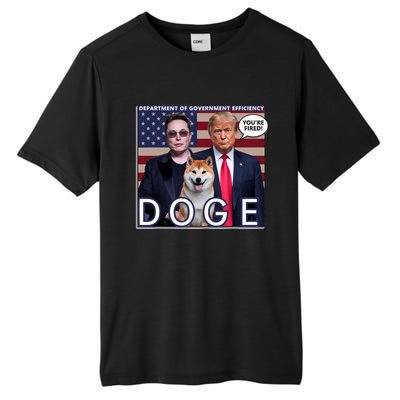 Doge Department Of Government Efficiency Tall Fusion ChromaSoft Performance T-Shirt