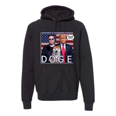 Doge Department Of Government Efficiency Premium Hoodie