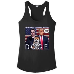 Doge Department Of Government Efficiency Ladies PosiCharge Competitor Racerback Tank