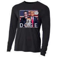 Doge Department Of Government Efficiency Cooling Performance Long Sleeve Crew