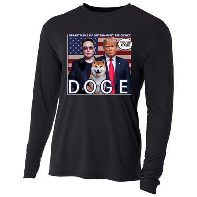 Doge Department Of Government Efficiency Cooling Performance Long Sleeve Crew