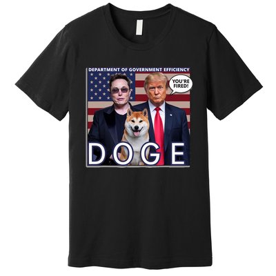 Doge Department Of Government Efficiency Premium T-Shirt