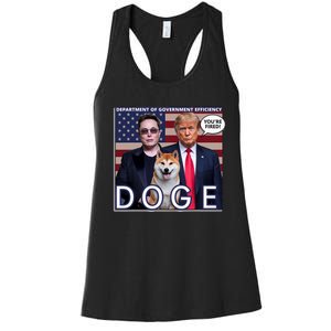 Doge Department Of Government Efficiency Women's Racerback Tank