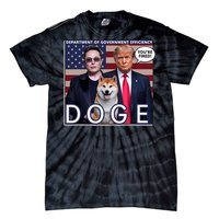 Doge Department Of Government Efficiency Tie-Dye T-Shirt