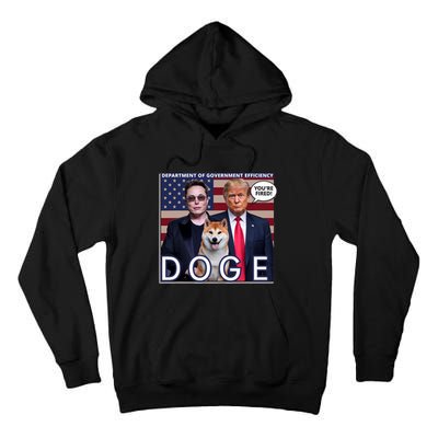 Doge Department Of Government Efficiency Tall Hoodie