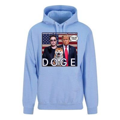 Doge Department Of Government Efficiency Unisex Surf Hoodie