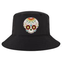 DOD Day Of The Dead Sugar Floral Skull Head Cool Comfort Performance Bucket Hat