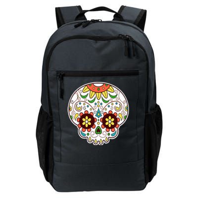 DOD Day Of The Dead Sugar Floral Skull Head Daily Commute Backpack