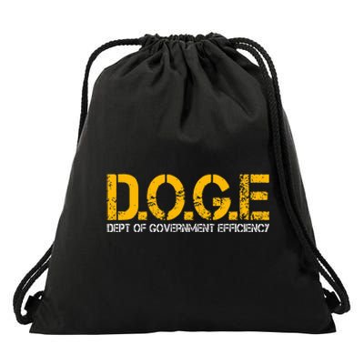 Doge Department Of Government Efficiency Drawstring Bag