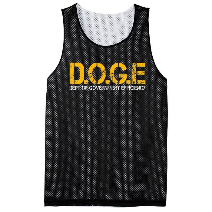 Doge Department Of Government Efficiency Mesh Reversible Basketball Jersey Tank