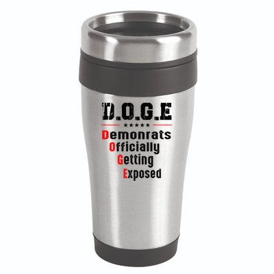 Doge Democrats Officially Getting Exposed 16oz Travel Tumbler
