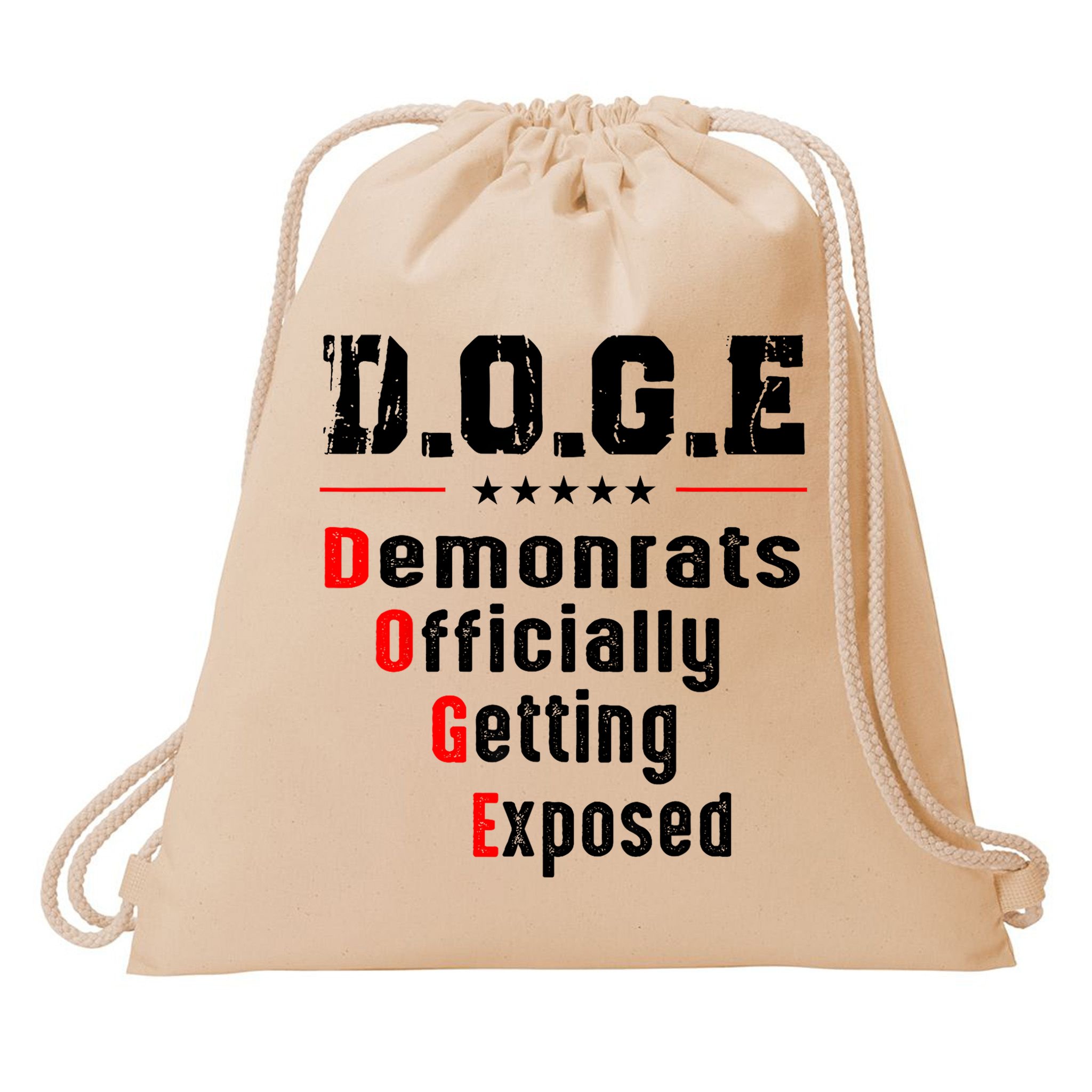 Doge Democrats Officially Getting Exposed Drawstring Bag