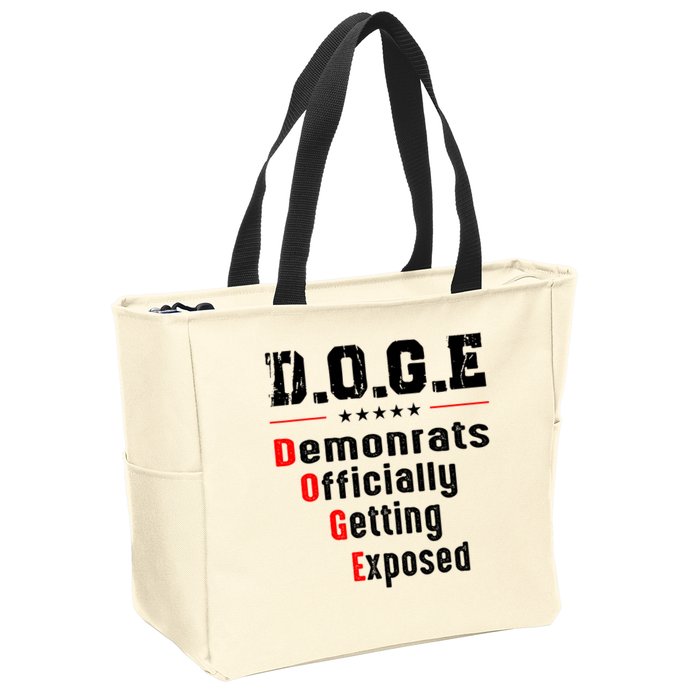 Doge Democrats Officially Getting Exposed Zip Tote Bag