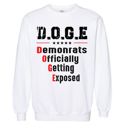 Doge Democrats Officially Getting Exposed Garment-Dyed Sweatshirt