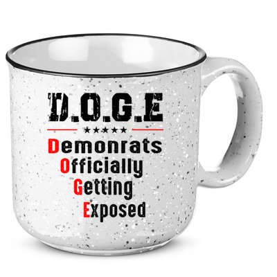 Doge Democrats Officially Getting Exposed 15oz Campfire Ceramic Mug