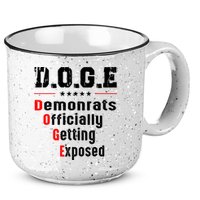 Doge Democrats Officially Getting Exposed 15oz Campfire Ceramic Mug