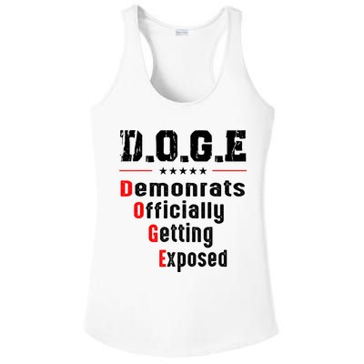 Doge Democrats Officially Getting Exposed Ladies PosiCharge Competitor Racerback Tank
