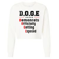 Doge Democrats Officially Getting Exposed Cropped Pullover Crew