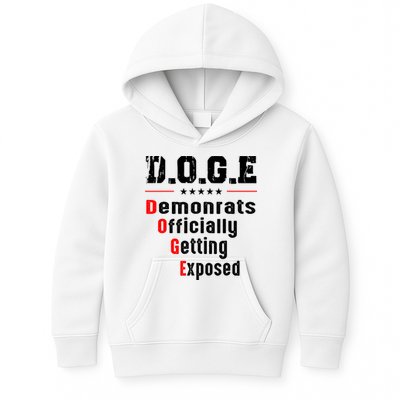 Doge Democrats Officially Getting Exposed Kids Hoodie